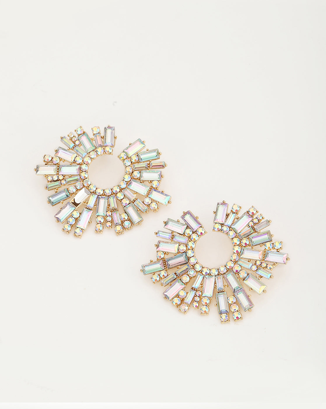 Gold Plated With Cz Fancy Bold Earrring For Women