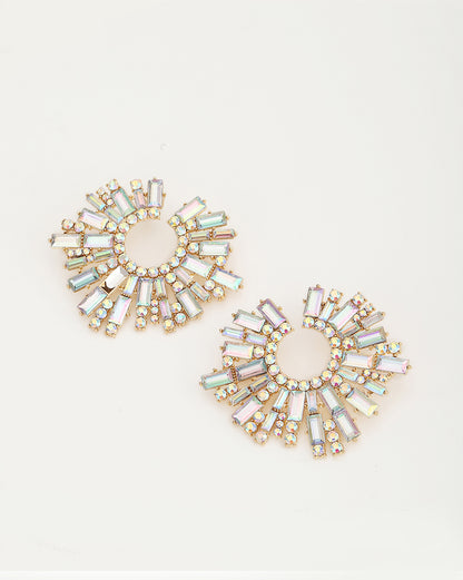 Gold Plated With Cz Fancy Bold Earrring For Women