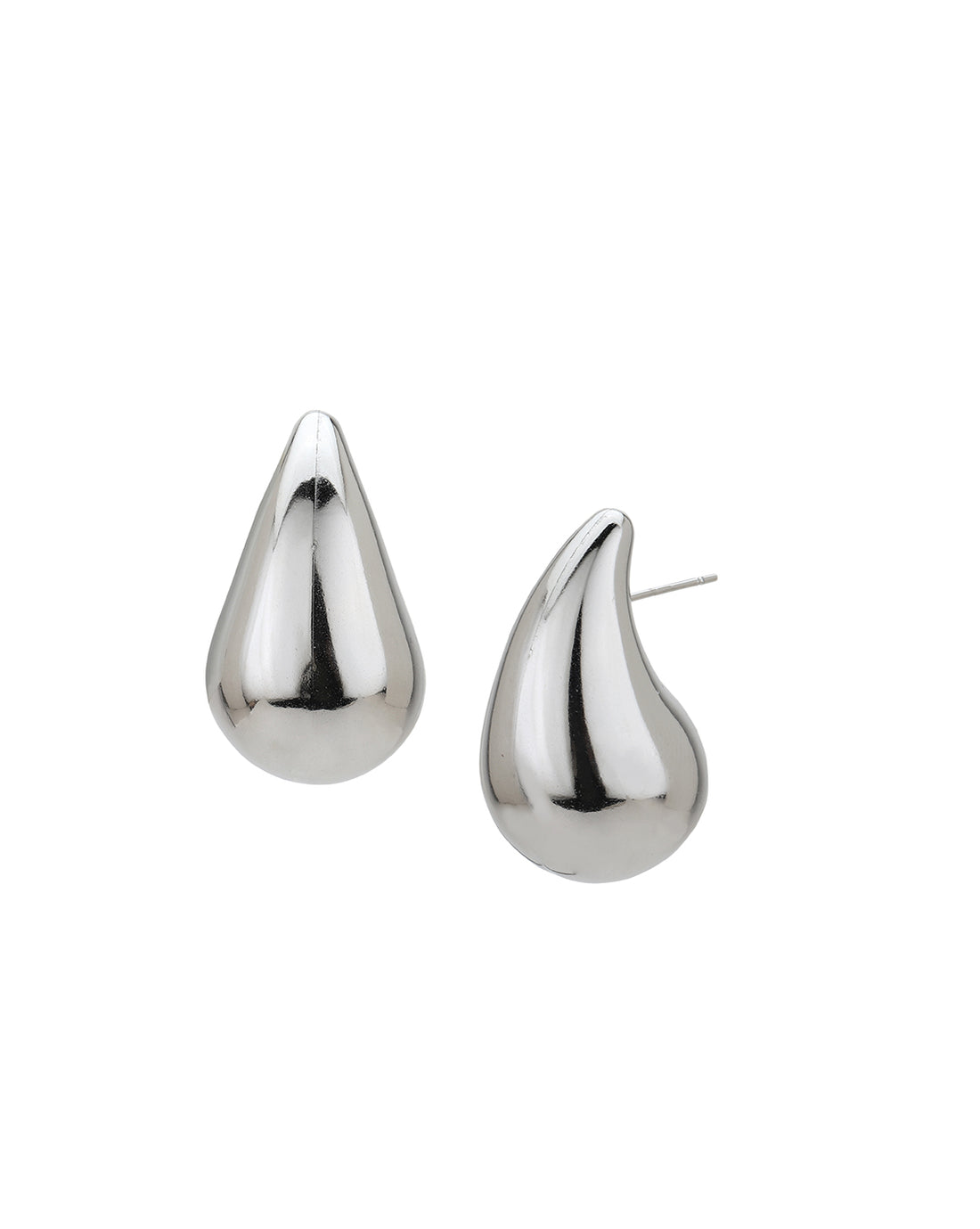 Silver Plated Droplets Stud Earring for women
