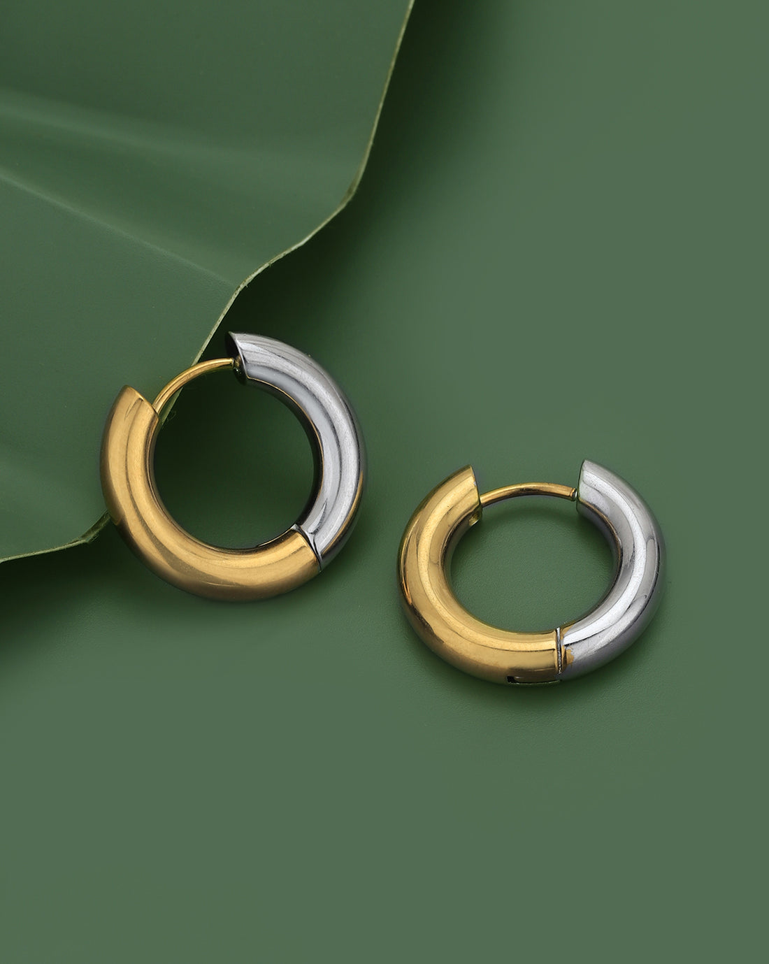 Silver &amp; Gold Plated Hoop Earring for women