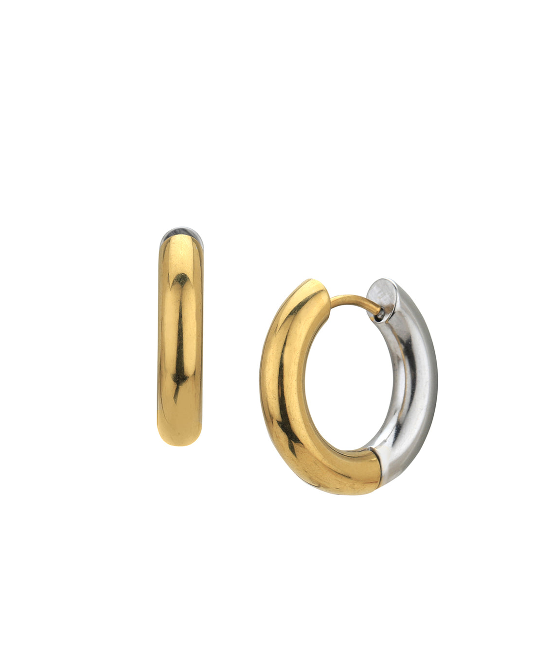 Silver &amp; Gold Plated Hoop Earring for women