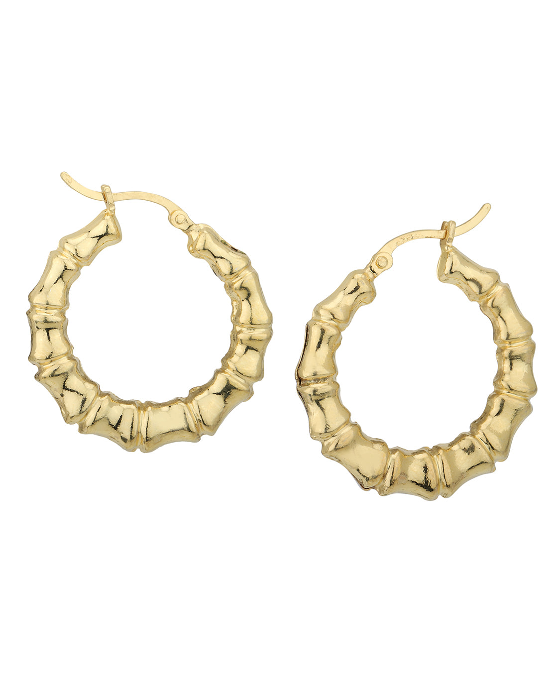 18kt Gold Plated Fancy Circular Hoop Earing