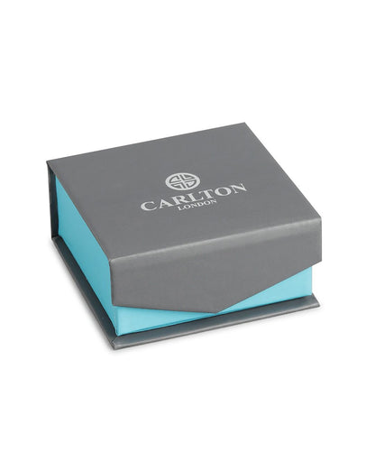 Premium Silver Plated Blue Cubic Zircon Tear Drop Earring