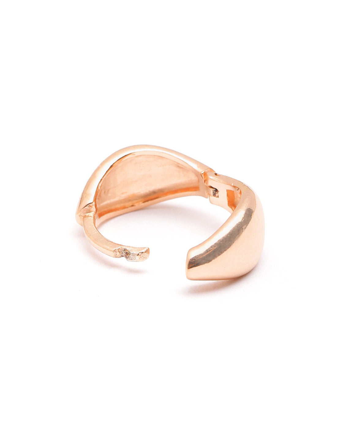 18kt Rose Gold Plated Mini Huggies Hoop Earring