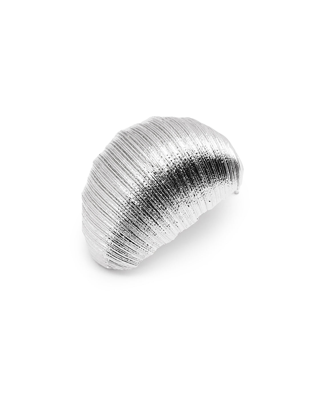 Premium Silver Plated Half Hoop Earring