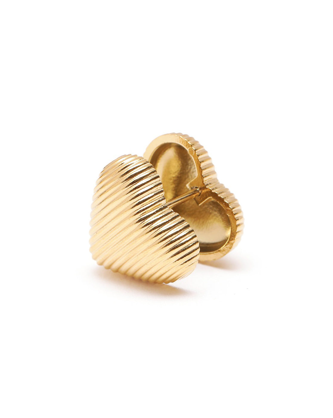 18kt Gold Plated Heart Mini Hoop Earring