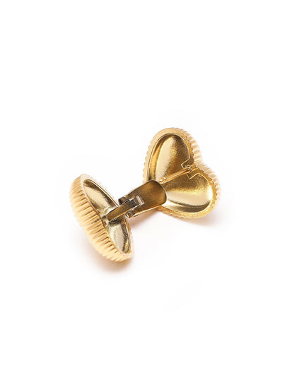 18kt Gold Plated Heart Mini Hoop Earring