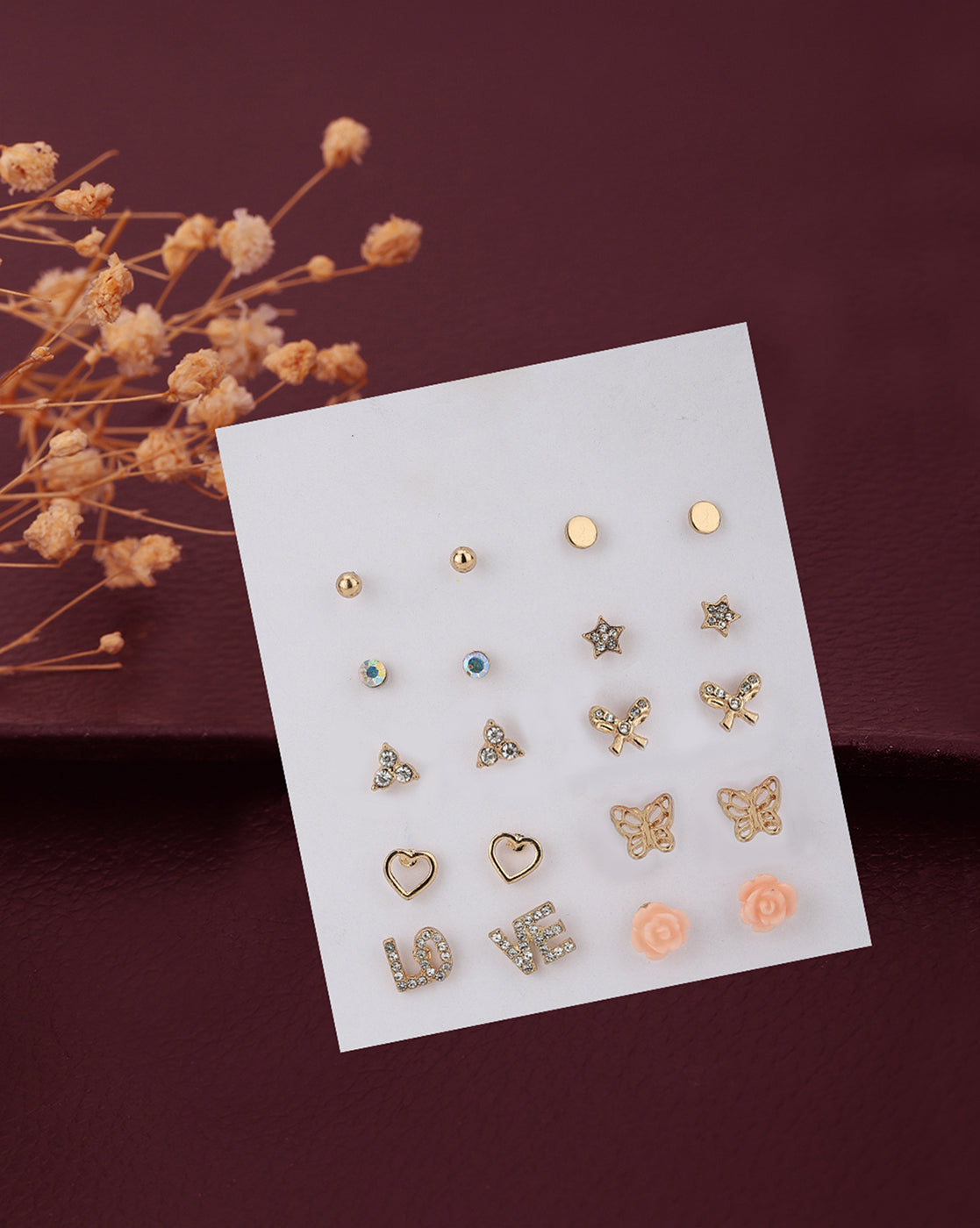 Buy Gold-Toned Earrings for Women by Shining Diva Online | Ajio.com