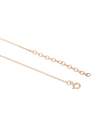 18kt Rose Gold Plated Multiple Heart Shaped Charm Mangalsutra