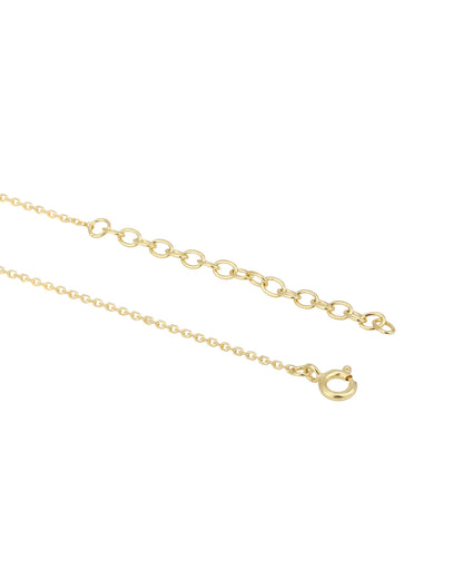 18kt Gold Plated CZ Floral Pendant Mangalsutra