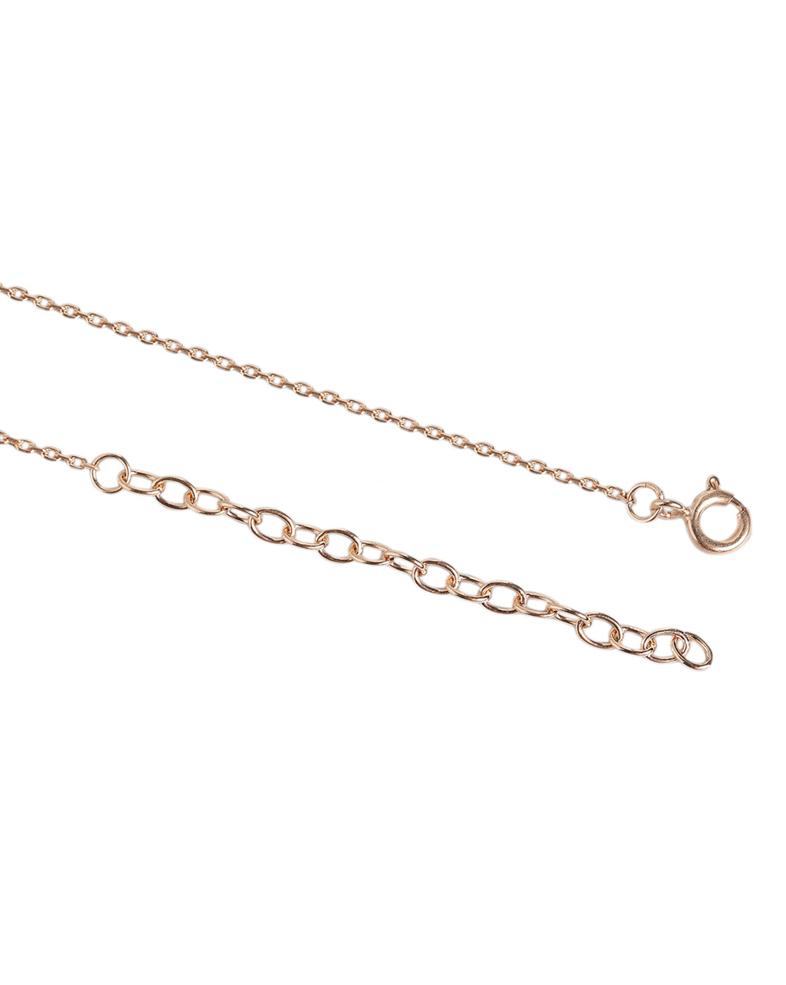 18kt Rose Gold Plated CZ and Black Bead Infinity Mangalsutra