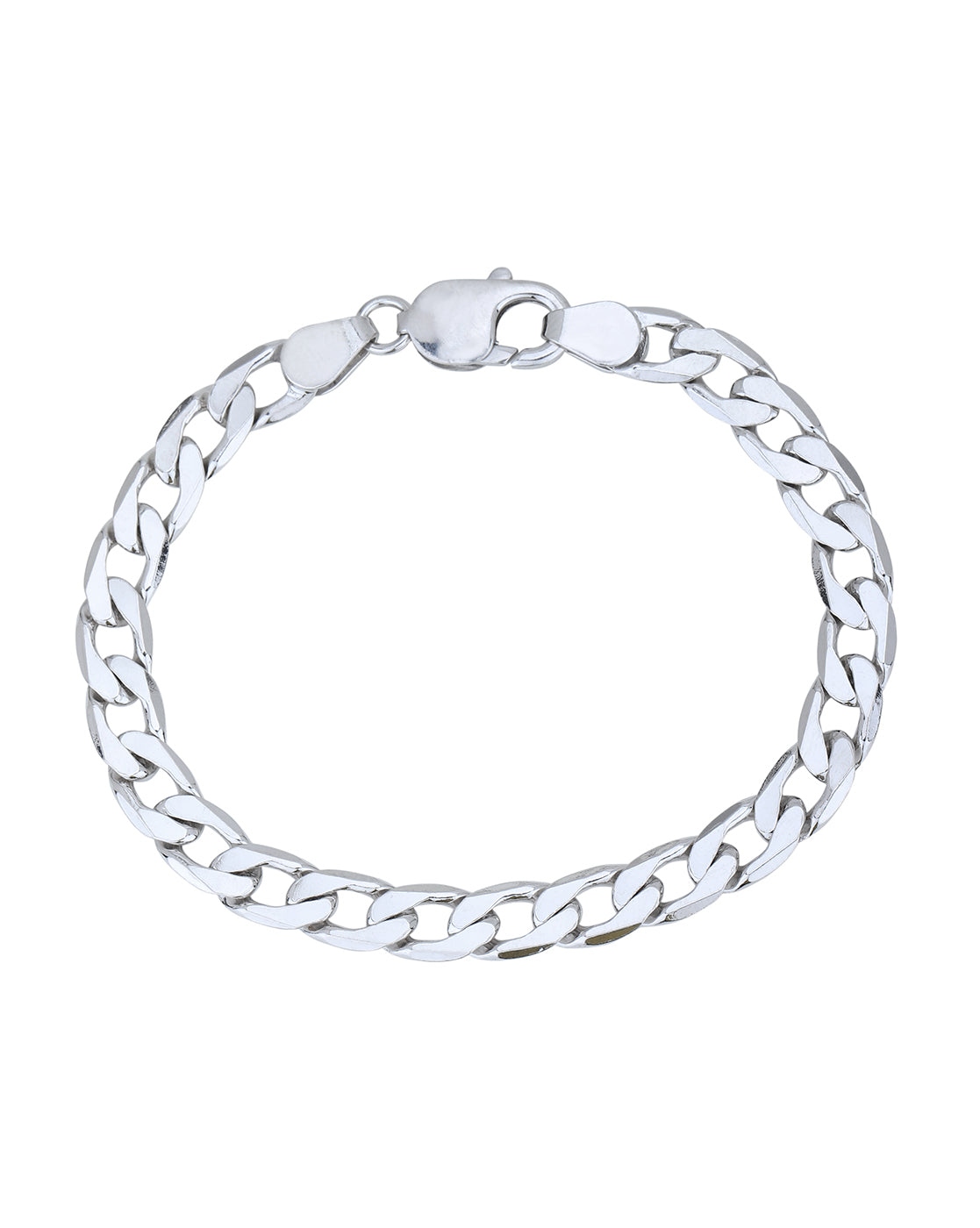 Rhodium Plated Stylish link Bracelet for men