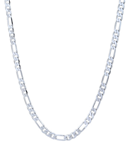 Rhodium Plated Fancy Chain for men