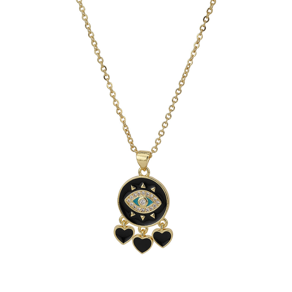 Foro | Evil Eye Pendant In Rose Gold | Best Online Jewellery Store