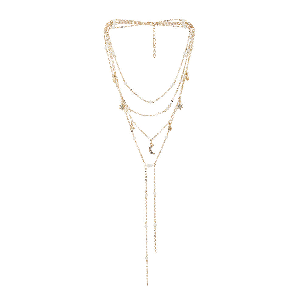 Rose Gold Diamond and Opal Layering Necklace – Meira T Boutique