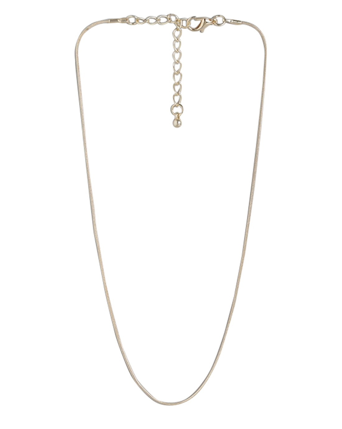 Set Of 3 Gold Plated With Dangling Solitaire Stylish Chain With Necklace For Women