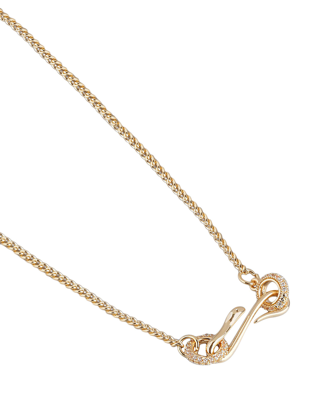 Gold Plated with CZ Animal Fancy Necklace for women