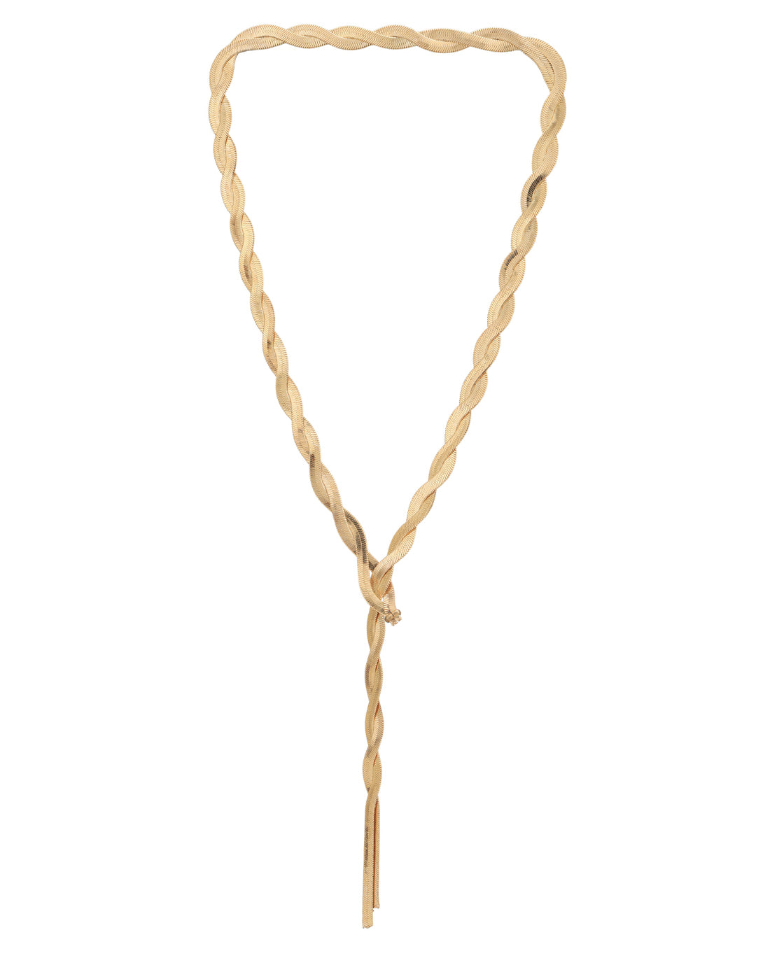 Rose Gold Plated Double Chain Necklace for women