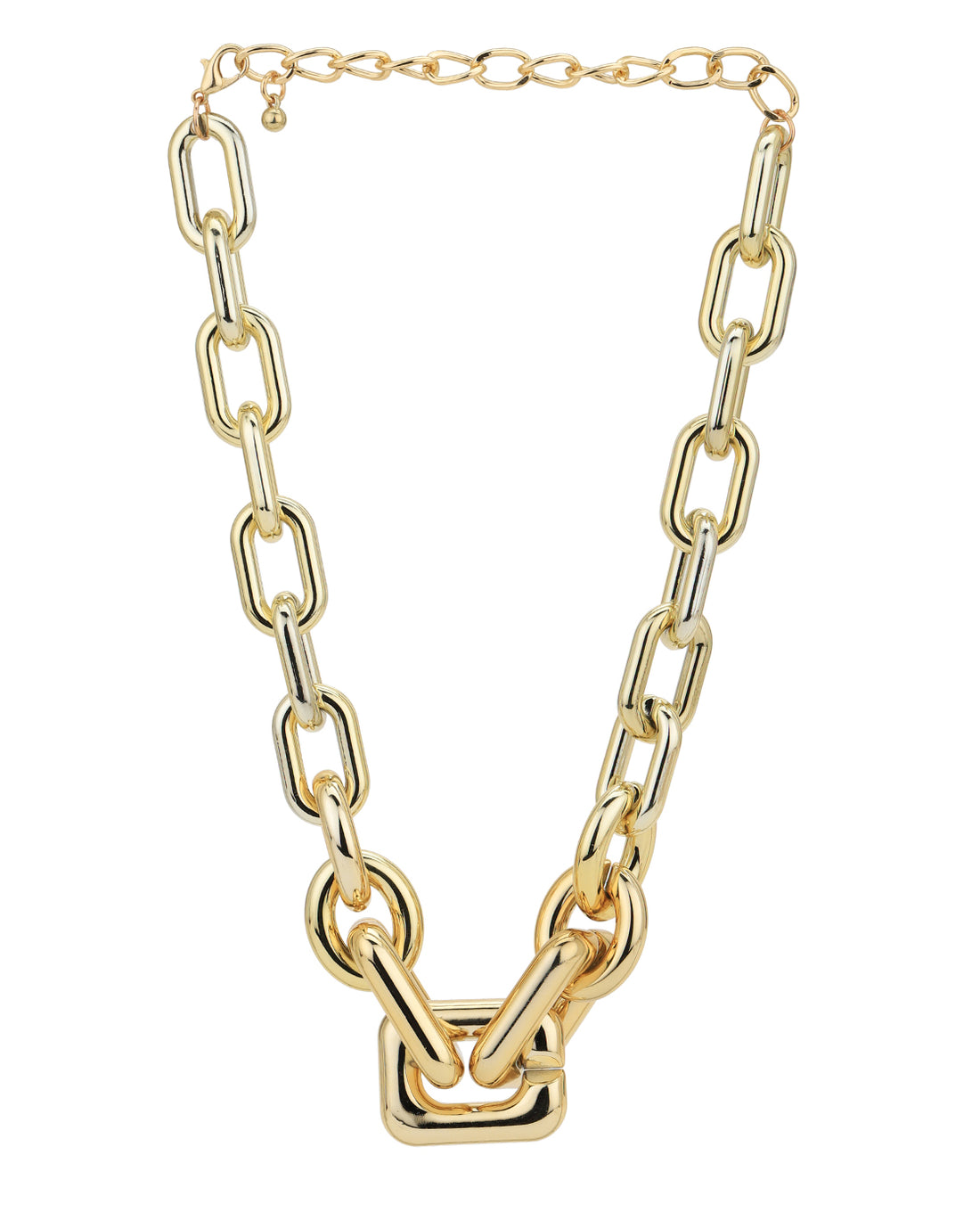 Gold Plated Link Necklace for women