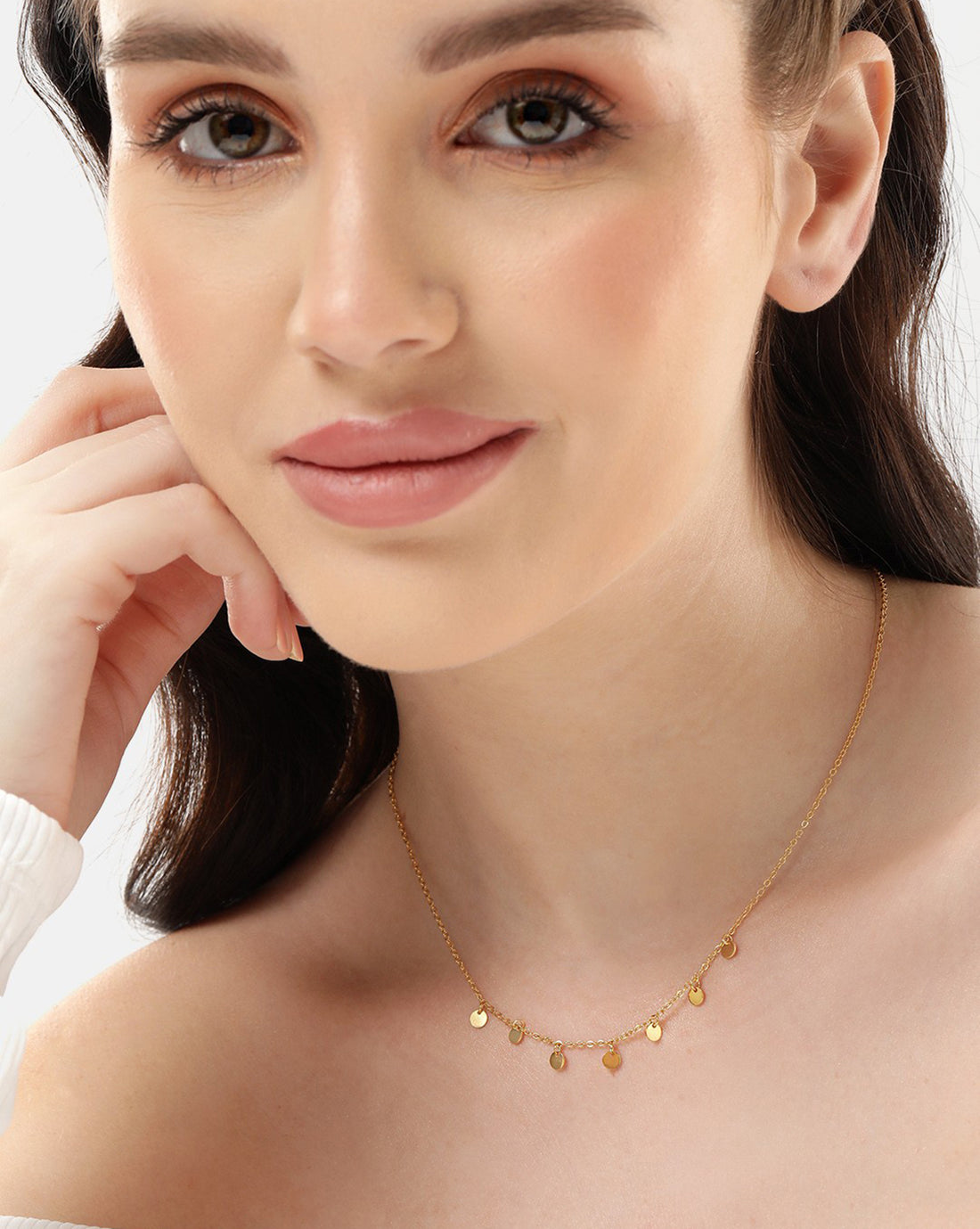 18kt Gold Plated Fancy Necklace