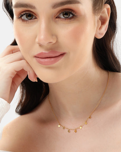 18kt Gold Plated Fancy Necklace