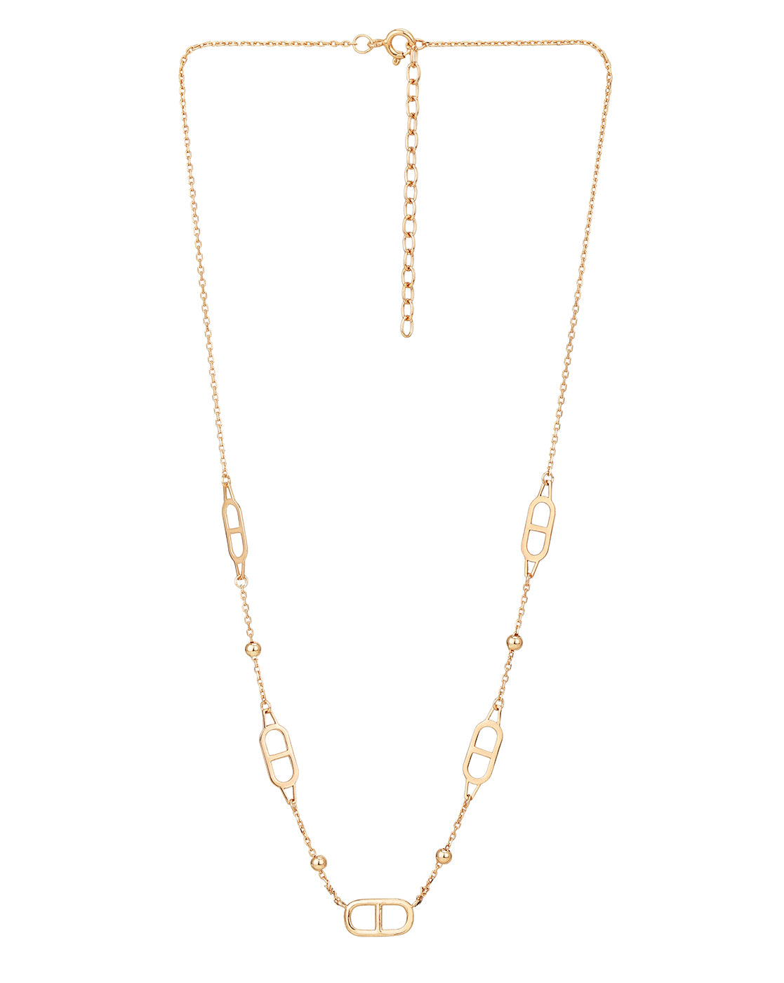 18kt Rose Gold Plated Minimal Necklace