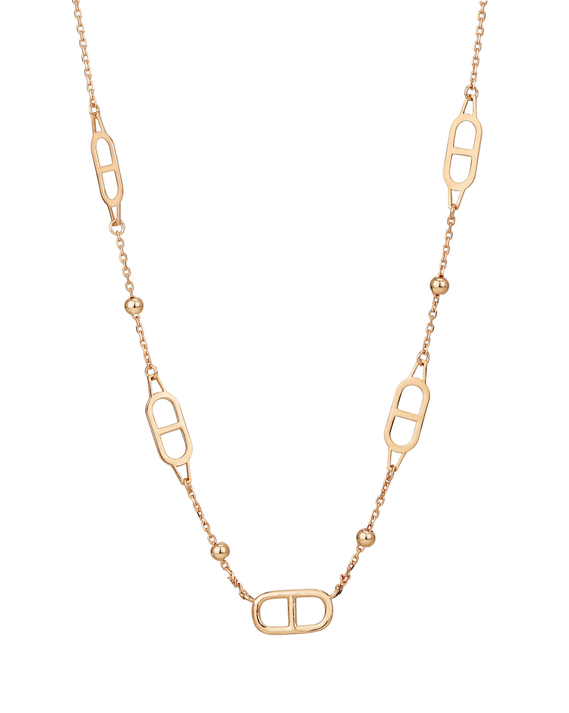 18kt Rose Gold Plated Minimal Necklace