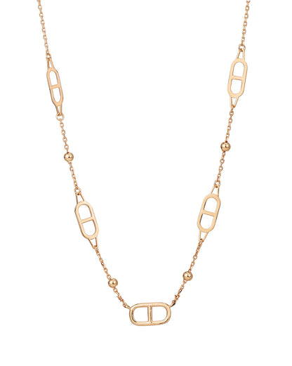 18kt Rose Gold Plated Minimal Necklace