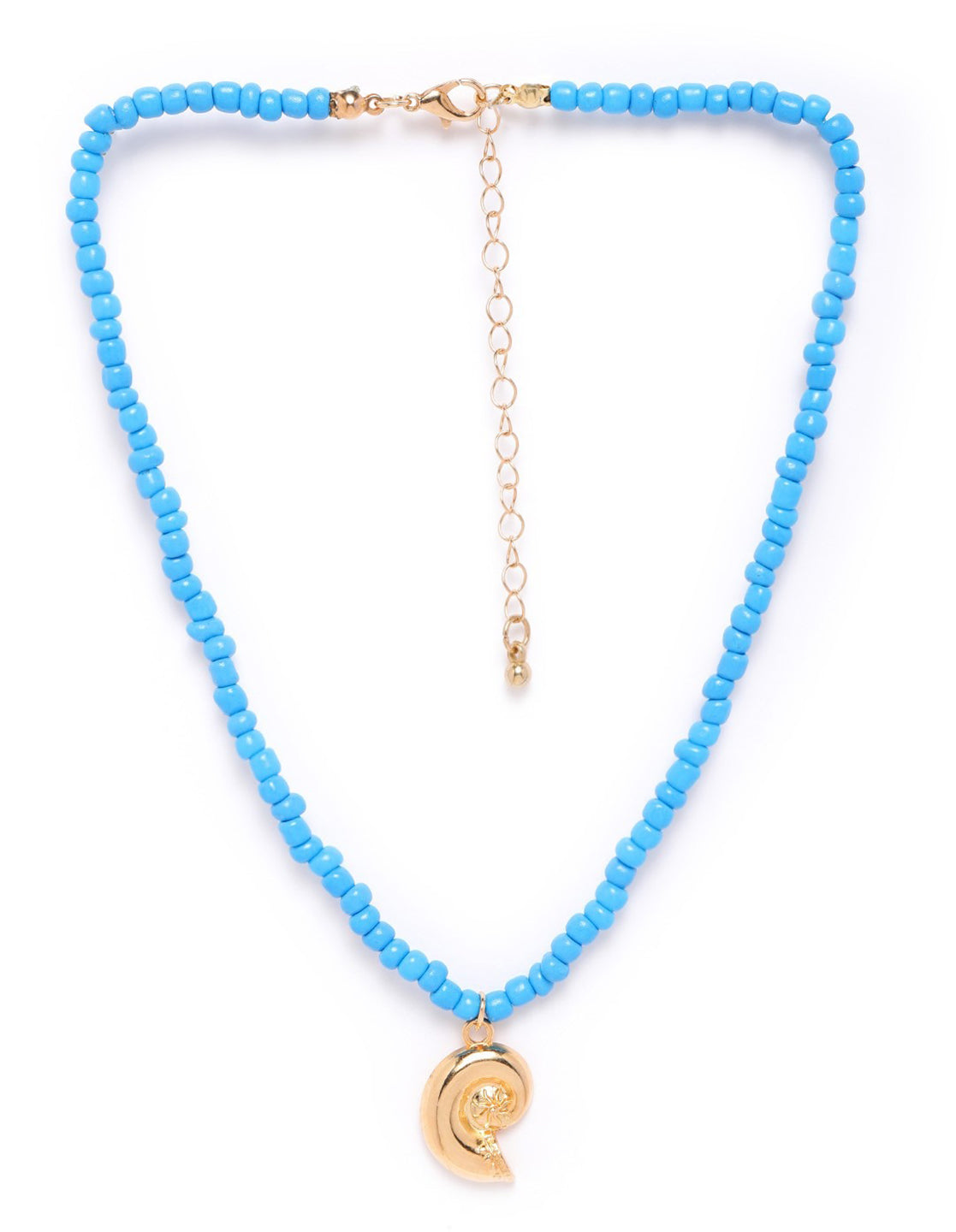 Set of 3 Rose Gold Plated Sea Shell Tortoise and Stone Multi Pack Necklace