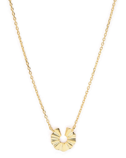 18kt Gold Plated Contemporary Necklace