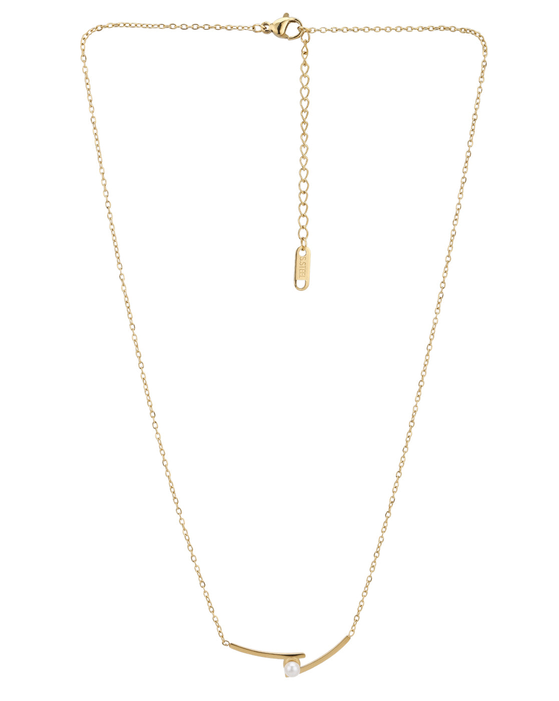 Gold Plated Elite Pearl Necklace