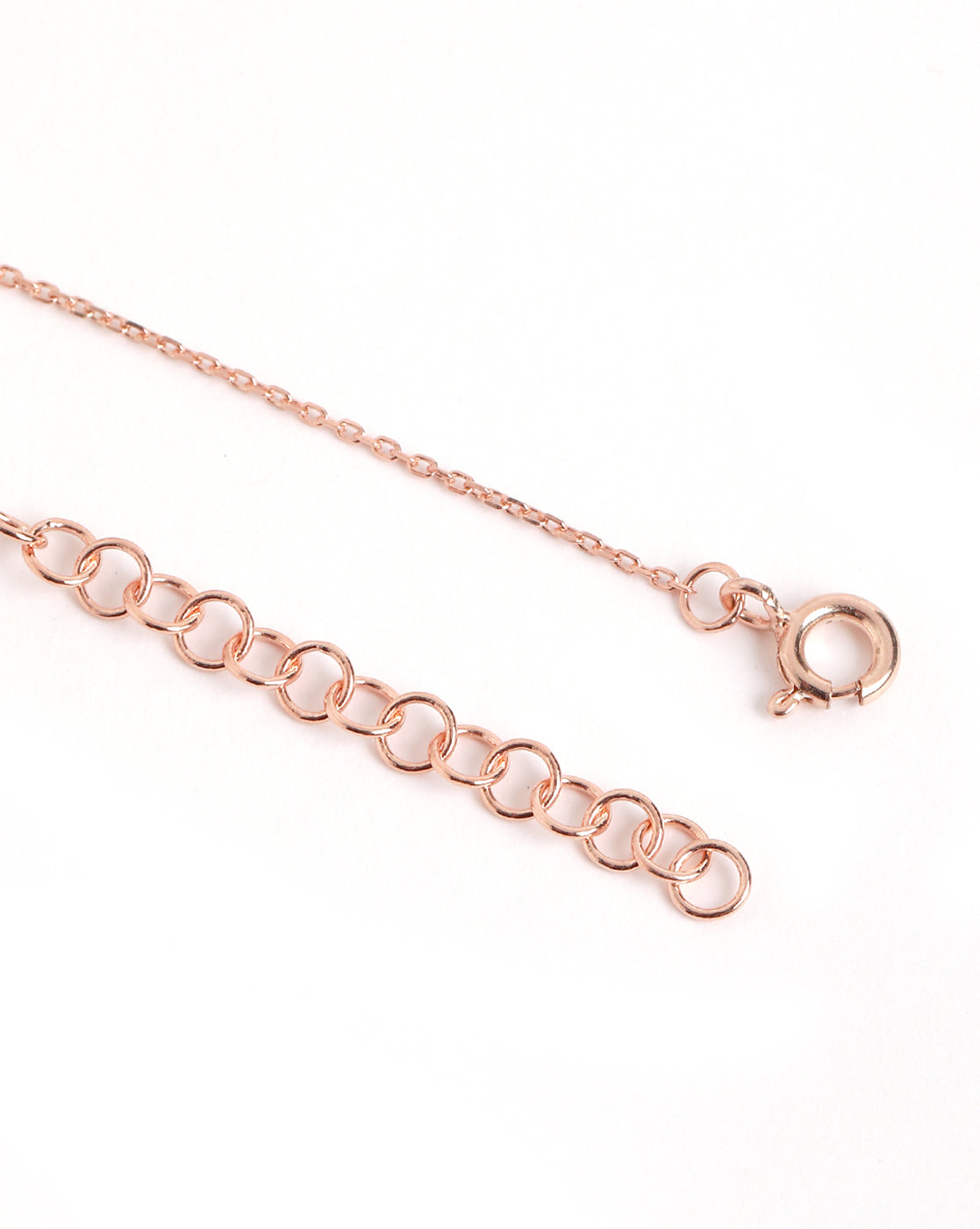 18kt Rose Gold Plated CZ Bow Necklace