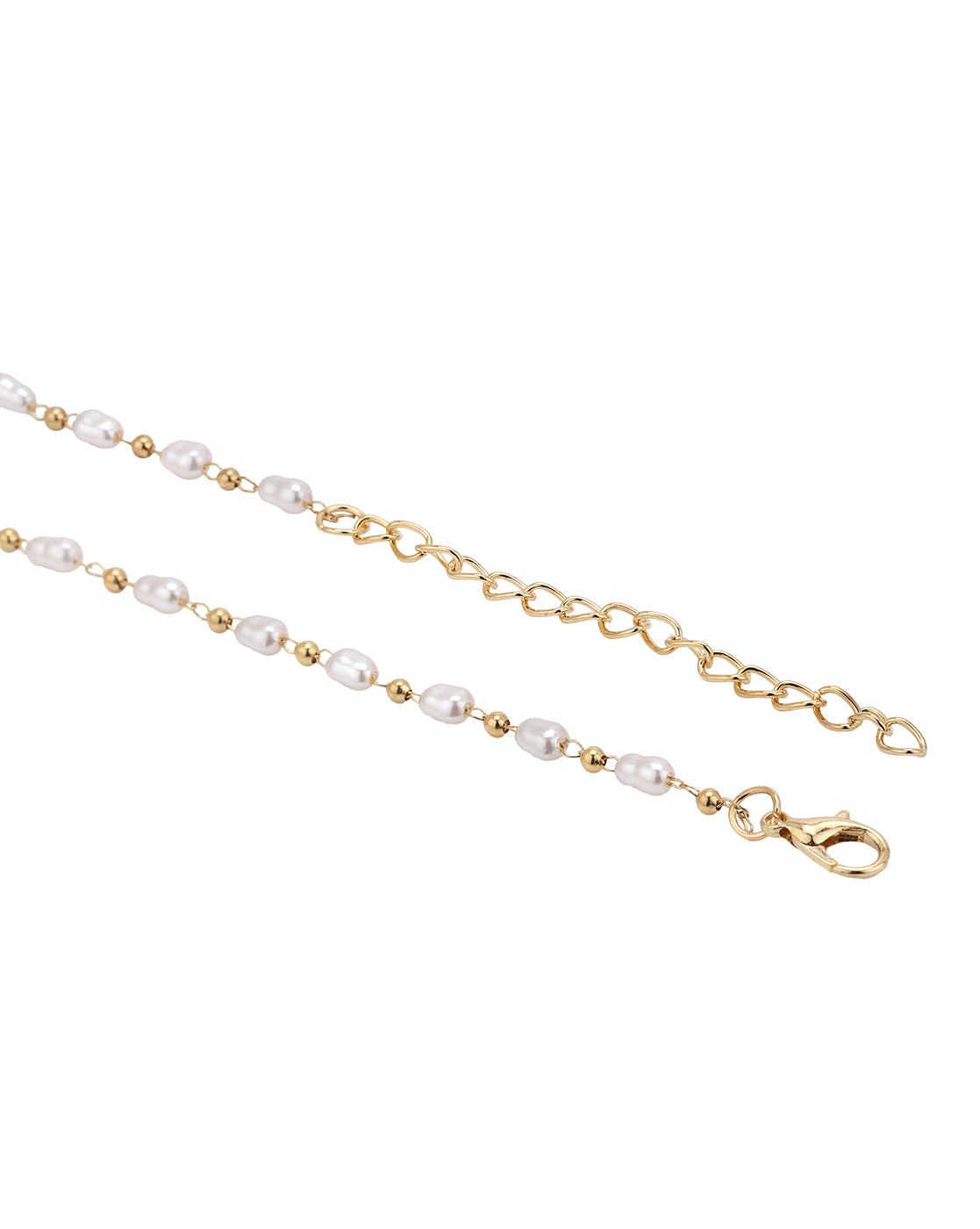 Rose Gold Plated Pearl Necklace