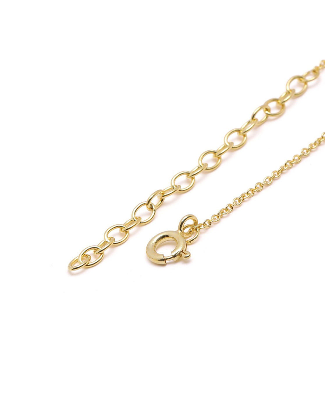 18kt Gold Plated Bead Floral Pendant and Chain Necklace