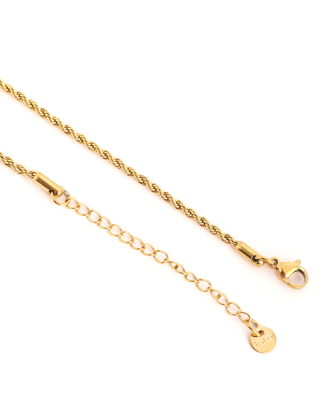 18kt Gold Plated Blue Teardrop Pendant with Chain