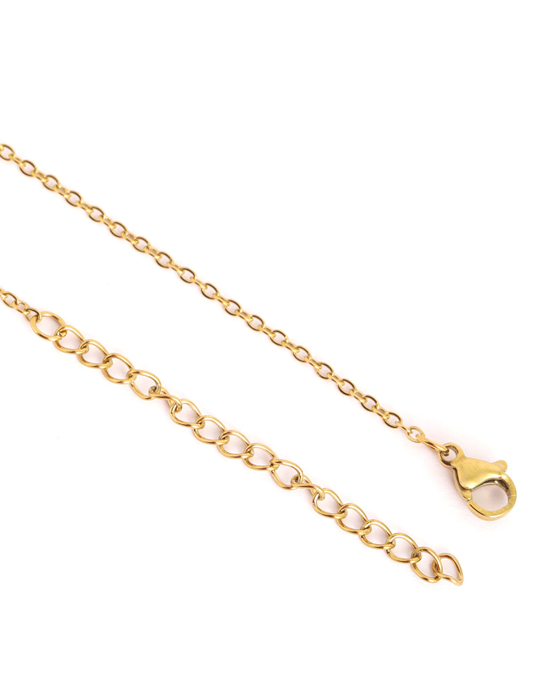 18kt Gold Plated Multiple Floral Enamel Necklace