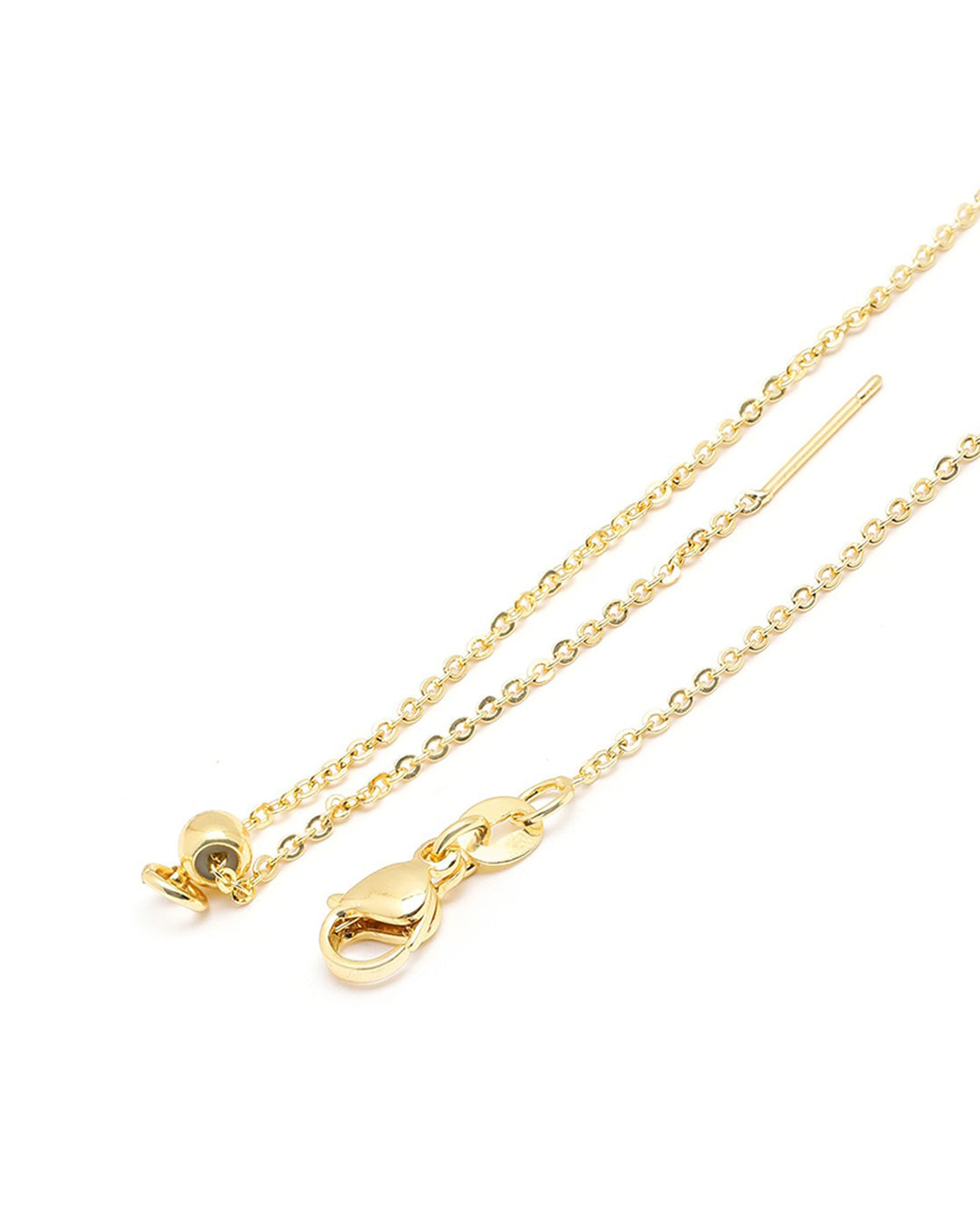 18kt Gold Plated Puffy Heart Pendant and Chain