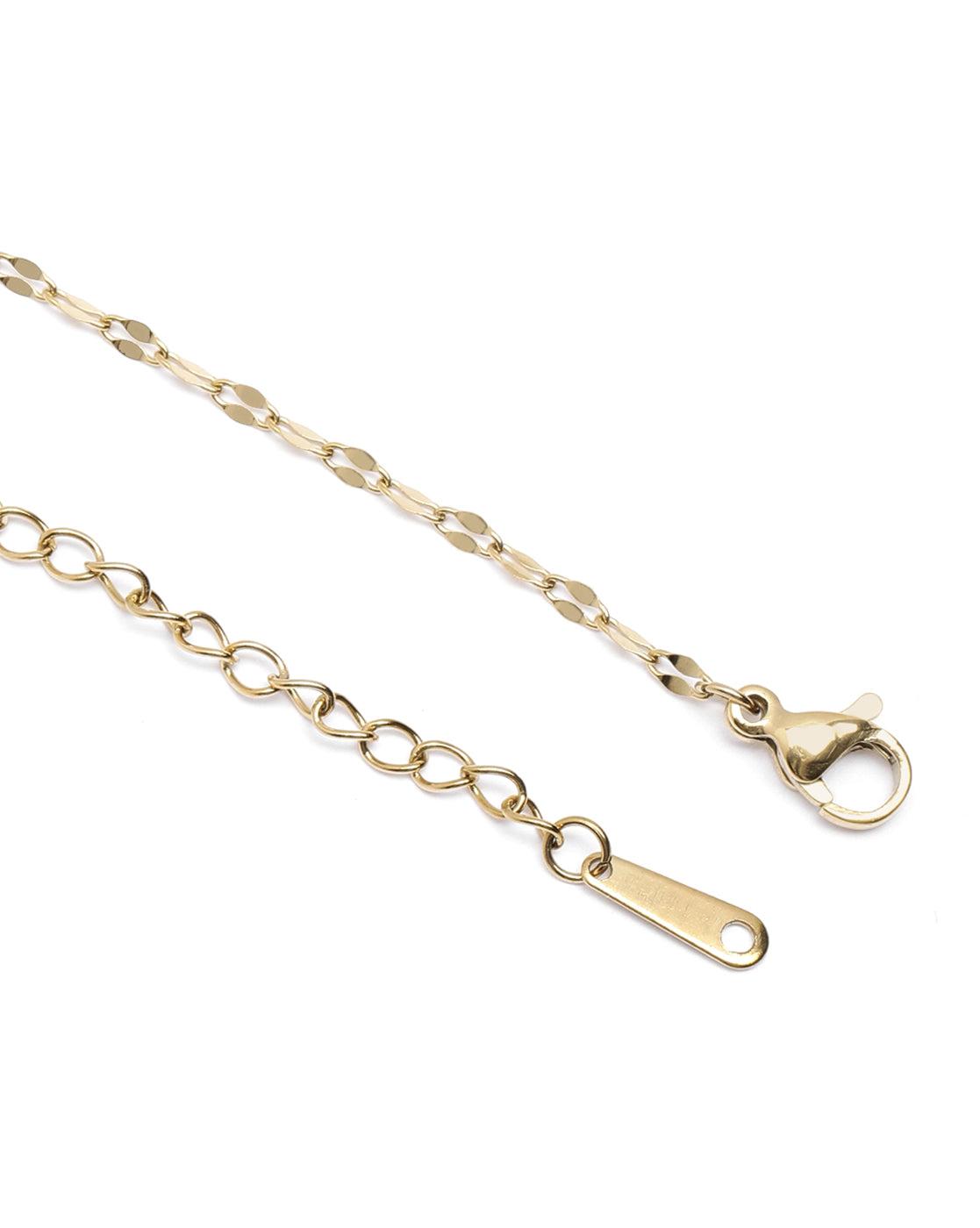 Gold Plated CZ Solitaire Pendant and Chain