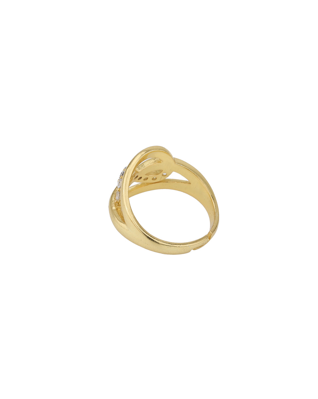 18kt Gold Plated Classic Adjustable Finger Ring