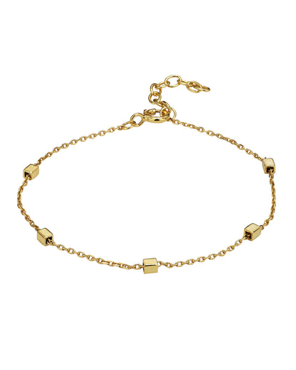 18kt Gold Plated Lariat Necklace and Earring Gift Set