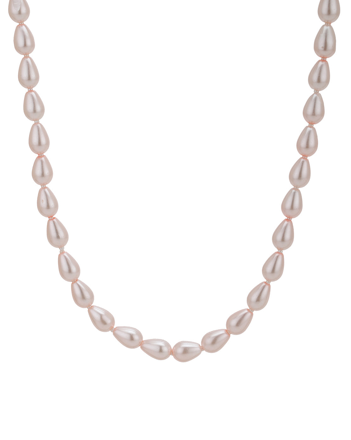 Gold Plated BabyPink Freshwater Pearl Beaded Jewellery Set