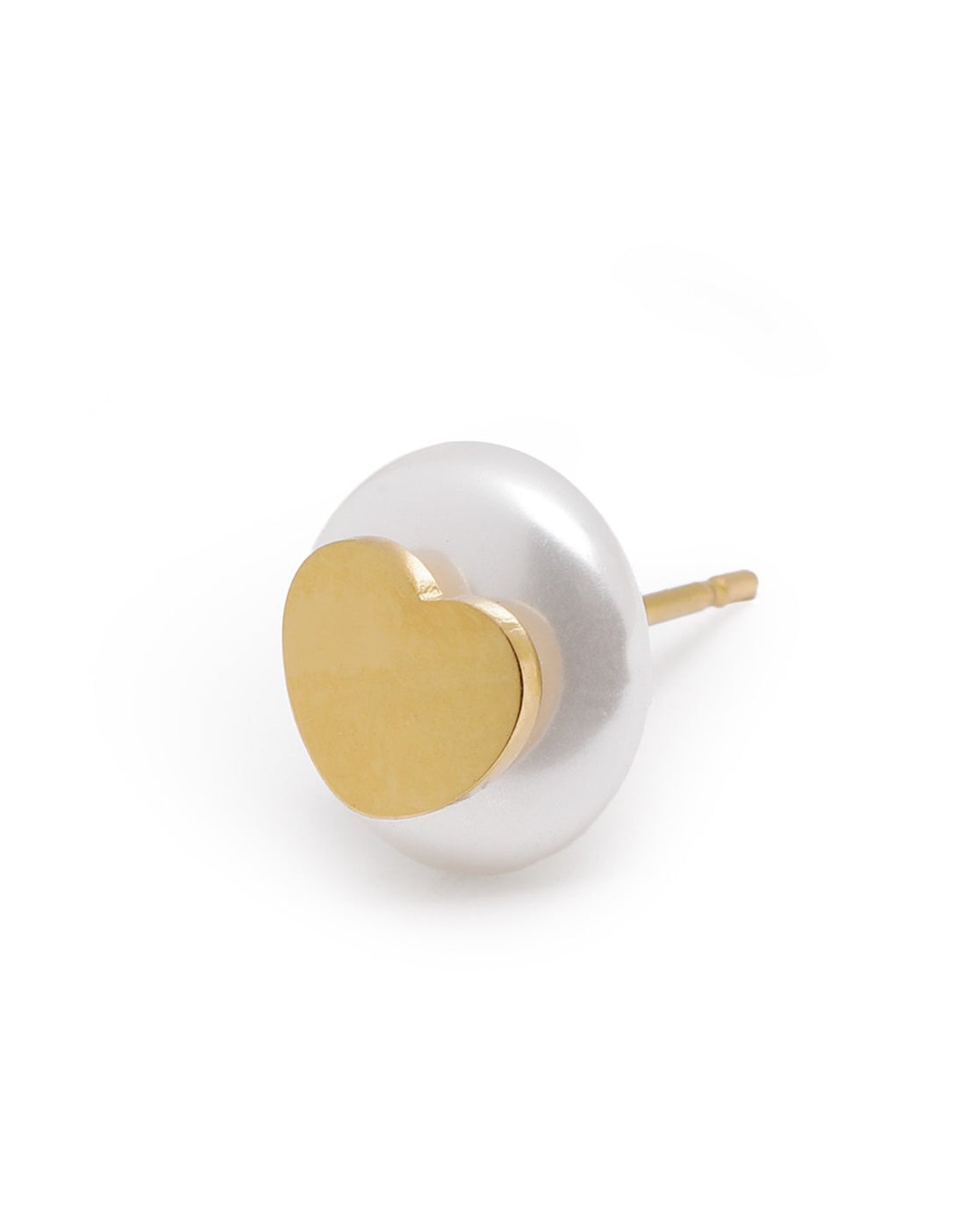 18kt Gold Plated Pearl and Heart Jewellery Set