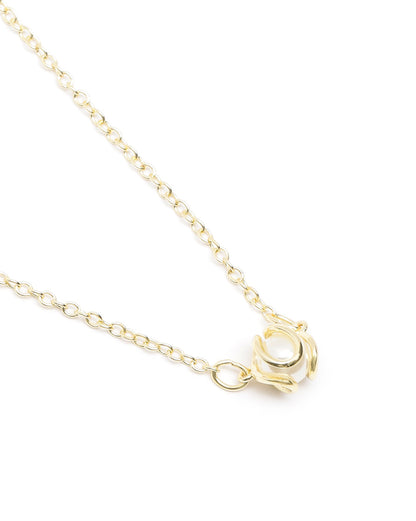 Premium Gold Plated Pearl Necklace and Earring Set