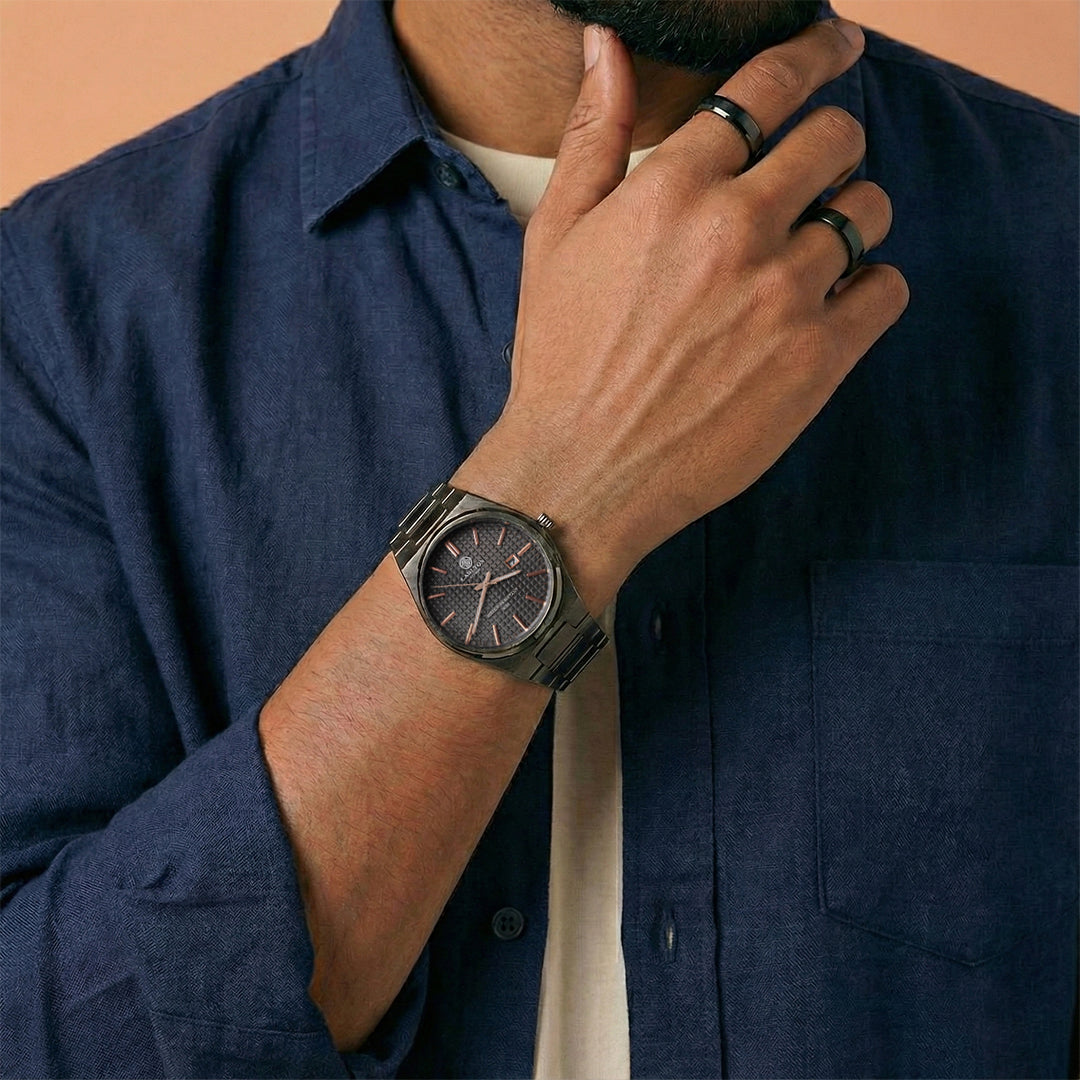 Carlton London Alfred Men Brown Analog Watch - CLMWT-01