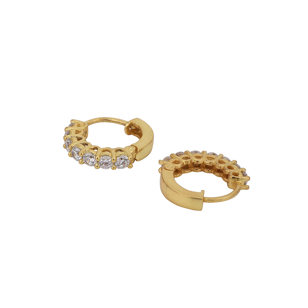 Duo Diamond Huggie Hoop Earrings – Gracefulandco