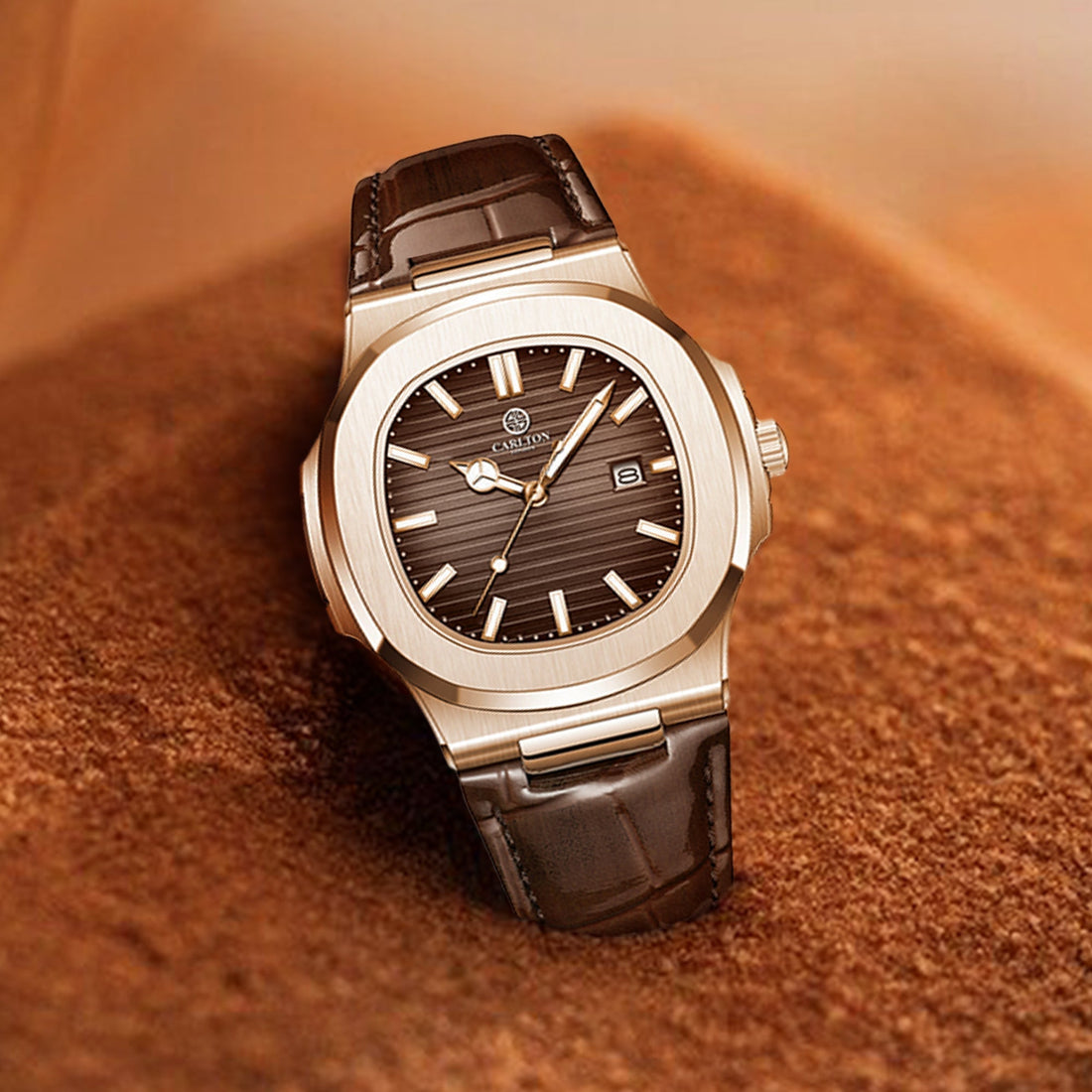 Jordan Men Analog Brown Watch -CLJOR-002