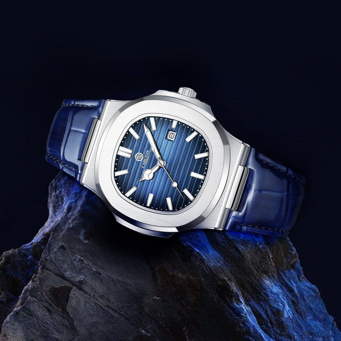 Jordan Men Analog Blue Watch -CLJOR-003