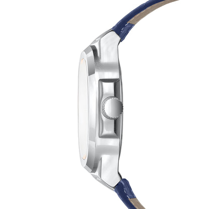 Carlton London Men Jordan White/Blue Analog Watch CLJOR-005