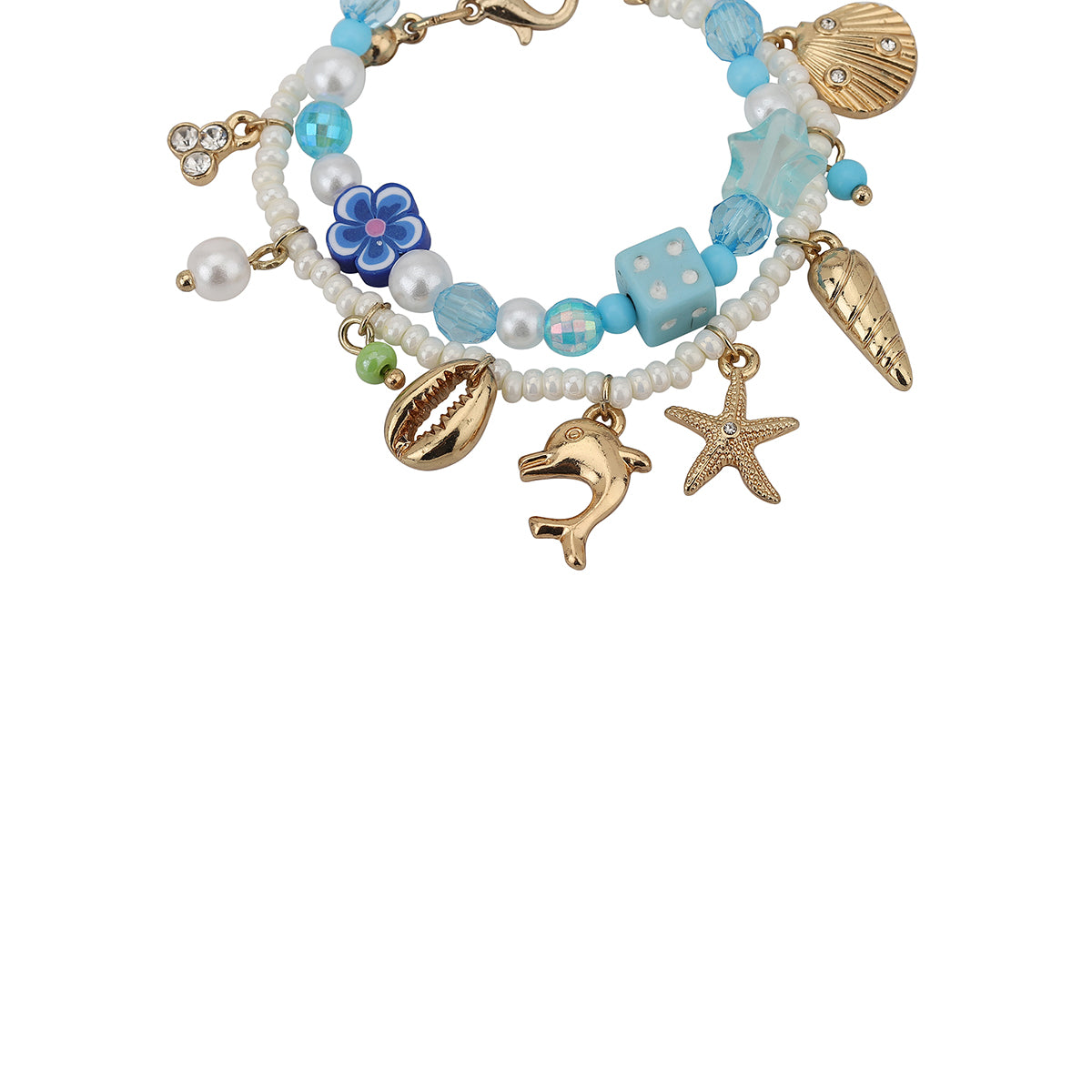 Gold By The Sea Charm Bracelet