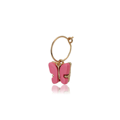 Carlton London Girls Gold-Plated Pink Jewellery Set Kjs045